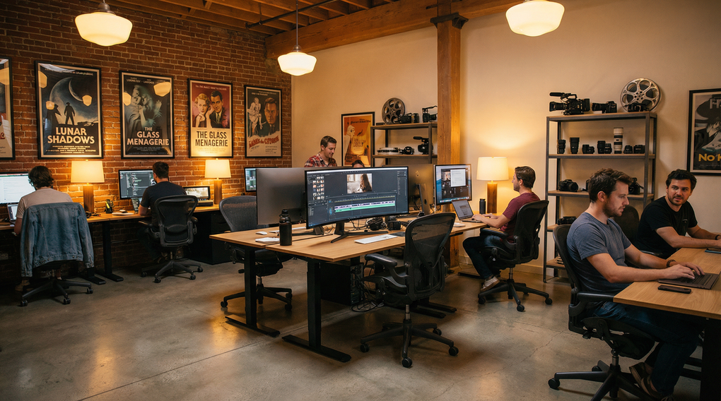 呦呦视频官网影视传媒公司办公环境